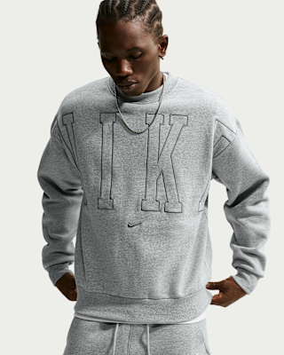 Nike Solo Fleece Men's Loose Crew-Neck Sweatshirt. Nike LU